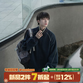 青少年宽松运动夹克衫 GOOZI 外套男春季 美式 MADE 解构立领插肩袖