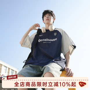 重磅短袖 美式 MADE 男生上衣 2026新款 潮牌纯棉半袖 T恤男夏季 GOOZI