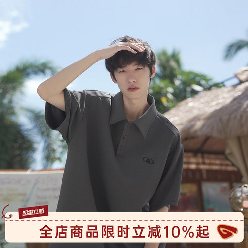 GOOZIMADE美式polo衫短袖男夏