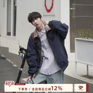 青少年廓形飞行员夹克衫 GOOZI 外套男春季 cleanfit立领工装 MADE