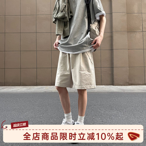 GOOZIMADE美式工装短裤男夏季