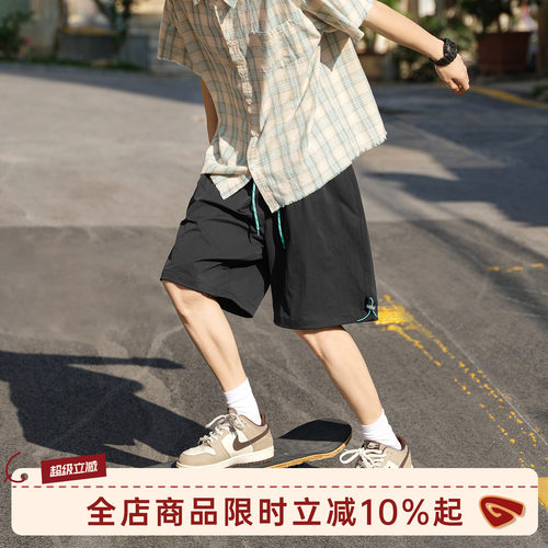 GOOZIMADE抽绳运动休闲短裤男夏