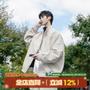 港仔文艺男飞行员夹克男秋冬2026新款加厚男生棒球服男士外套男款