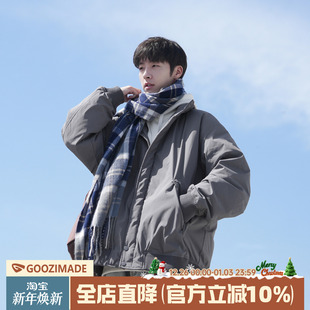 立领飞行夹克男冬cleanfit立领外套 美式 GOOZI MADE