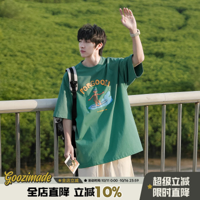 310g重磅索罗娜短袖T恤男