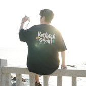 美式 GOOZI 纯棉男生上衣 T恤男夏季 2026新款 MADE 320g重磅印花短袖