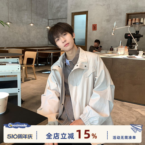GOOZIMADE美式飞行员夹克男宽松
