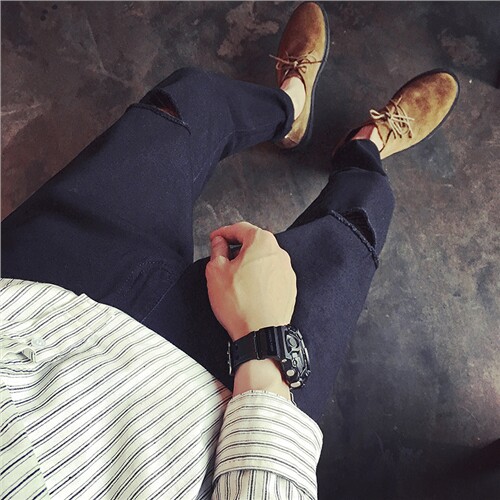 Jeans pour adolescent pieds Slim pour automne - Ref 1480636 Image 1