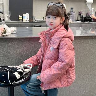 女童棉衣2026新款洋气中大童棉袄冬季外套儿童秋冬装加厚羽绒棉服