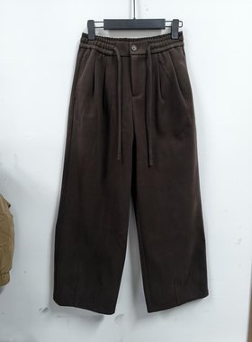 热2025年冬季新款女士休闲宽松长裤柔软亲肤舒适自在F04W25403