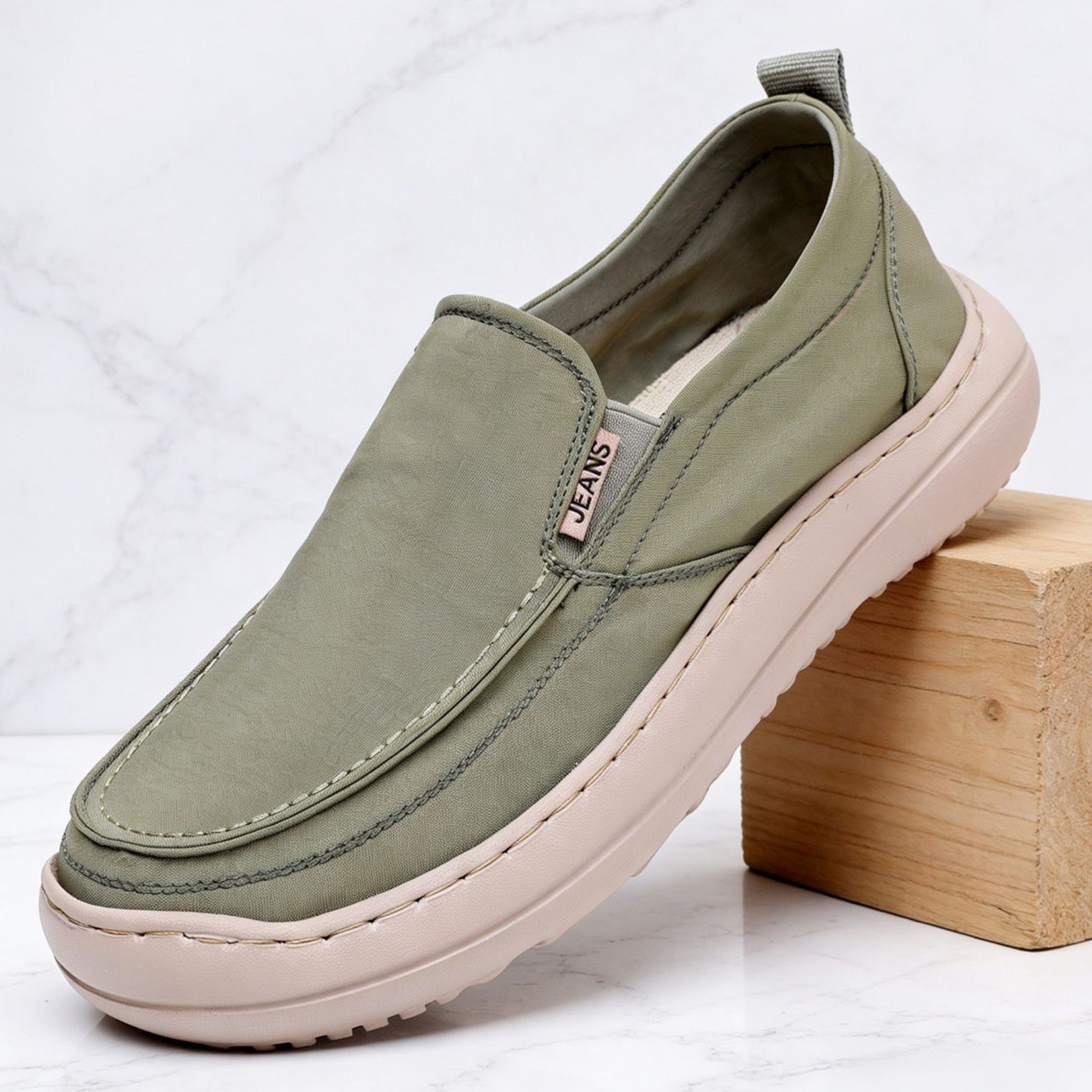 老北京布鞋男软底轻便休闲鞋春秋季薄款一脚蹬透气雨伞布速干男鞋,流行男鞋,布鞋,淘宝优惠券,粉丝福利购,淘宝优惠卷