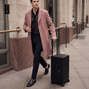 狼域多功能行李箱上开盖20寸登机男2025新款侧开密码拉杆旅行箱女