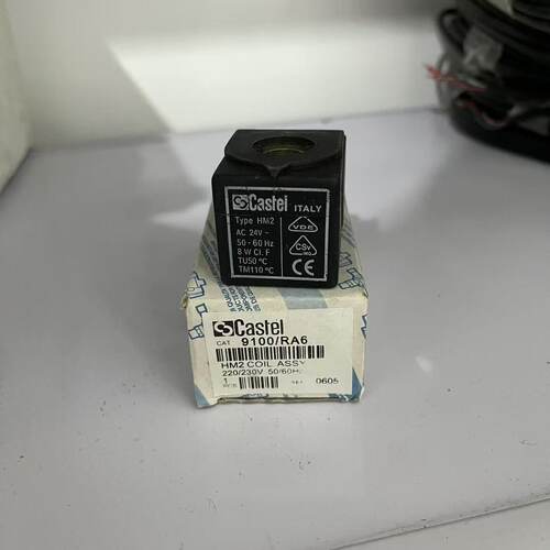 意大利Castel卡士妥 电磁阀线圈9100/RA6 Type HM2 220-230V 8W