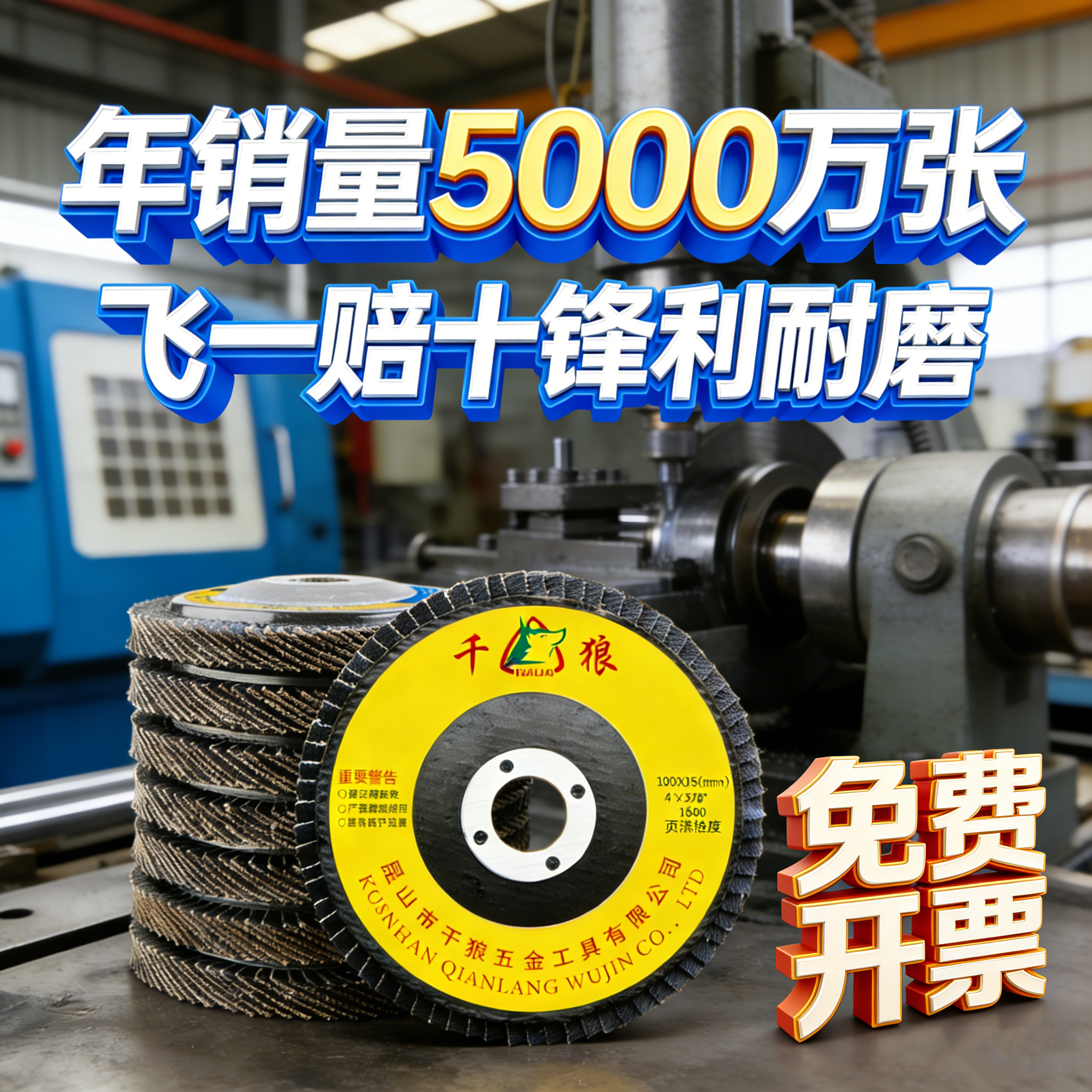 百叶片抛光片百叶轮 不锈钢打磨神器角磨机叶轮磨光片100沙轮磨片,标准件/零部件/工业耗材,页轮/页片,淘宝优惠券,粉丝福利购,淘宝优惠卷