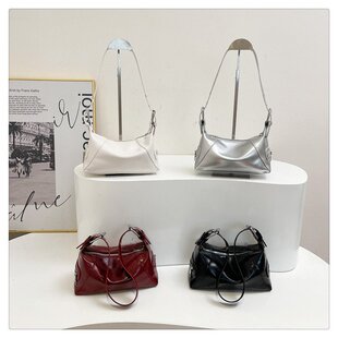 欧美跨境新潮包包女包2024新款欧美复古腋下包百搭单肩托特包