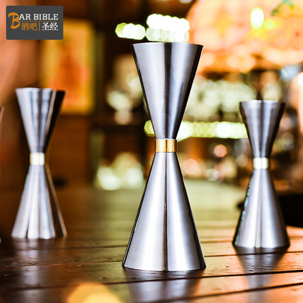 酒吧调酒Mr. Slim日式金圈量酒器盎司杯不锈钢量杯盎司器带刻度线