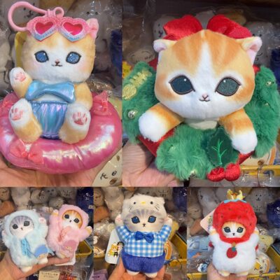 mofusand鲨鱼猫kitty毛绒挂件