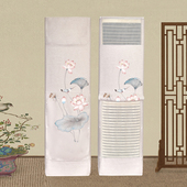 柜机开机不取空调罩中国风老式 防尘罩 立式 方形罩格力美 海尔中式