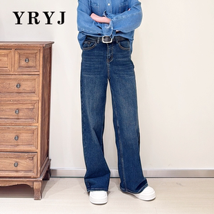 YRYJ2025秋季新款加绒牛仔裤商场同款653012846