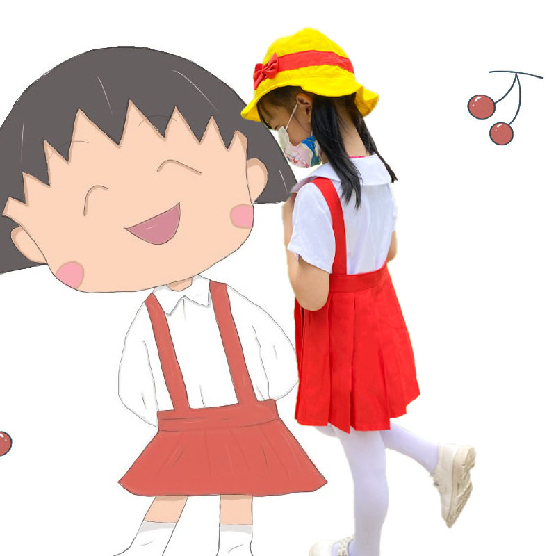 万圣节樱桃小丸子亲子洛丽塔