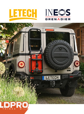 LeTech | 英力士掷弹兵后门行李架多功能爬梯