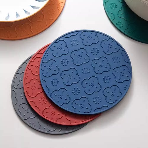 海棠花隔热垫防烫硅胶垫