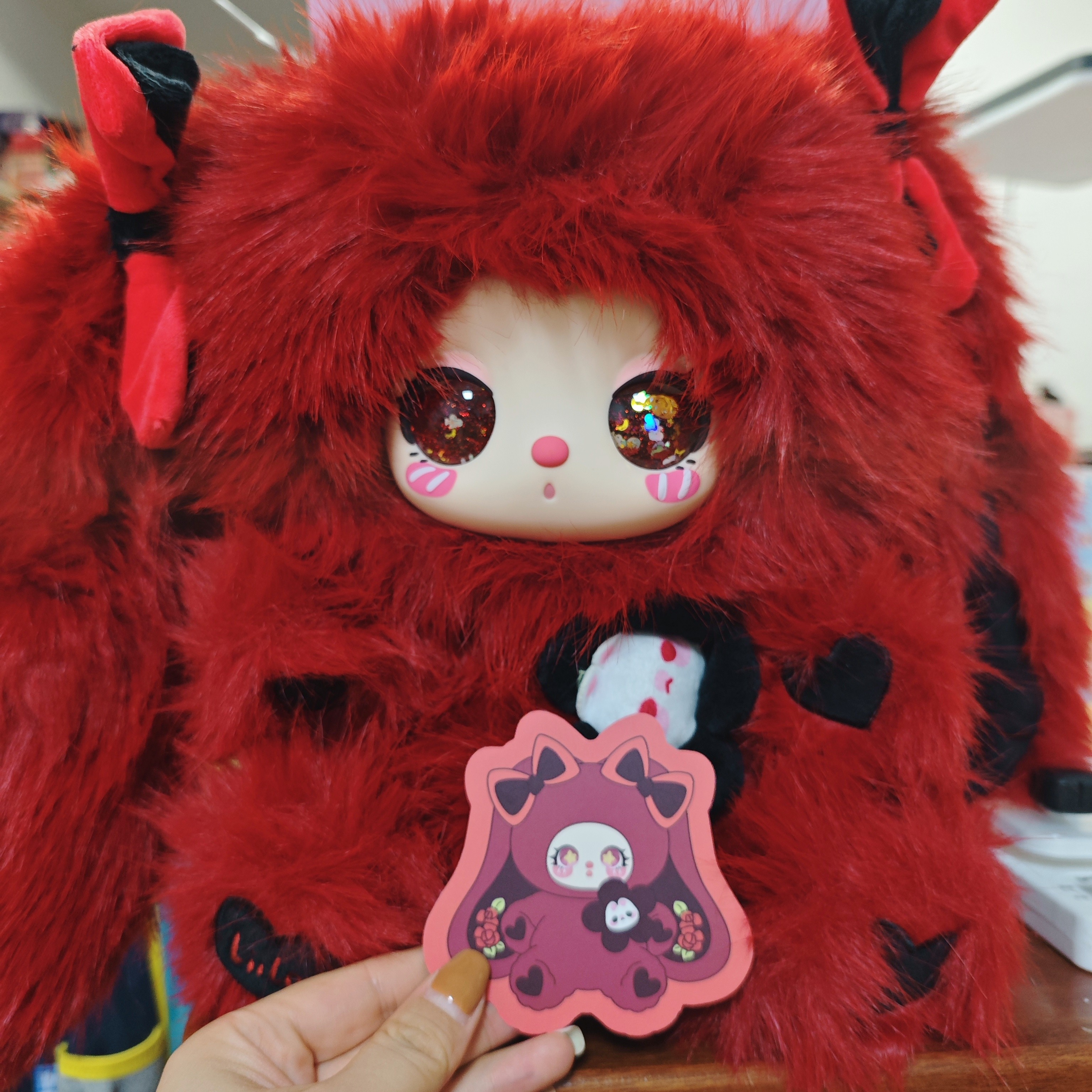 清仓特卖大漂亮潮玩莉拉600%大体V2闺蜜下午茶毛绒盲盒潮玩公仔