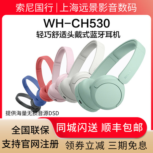 Sony/索尼WH-CH530头戴蓝牙耳机