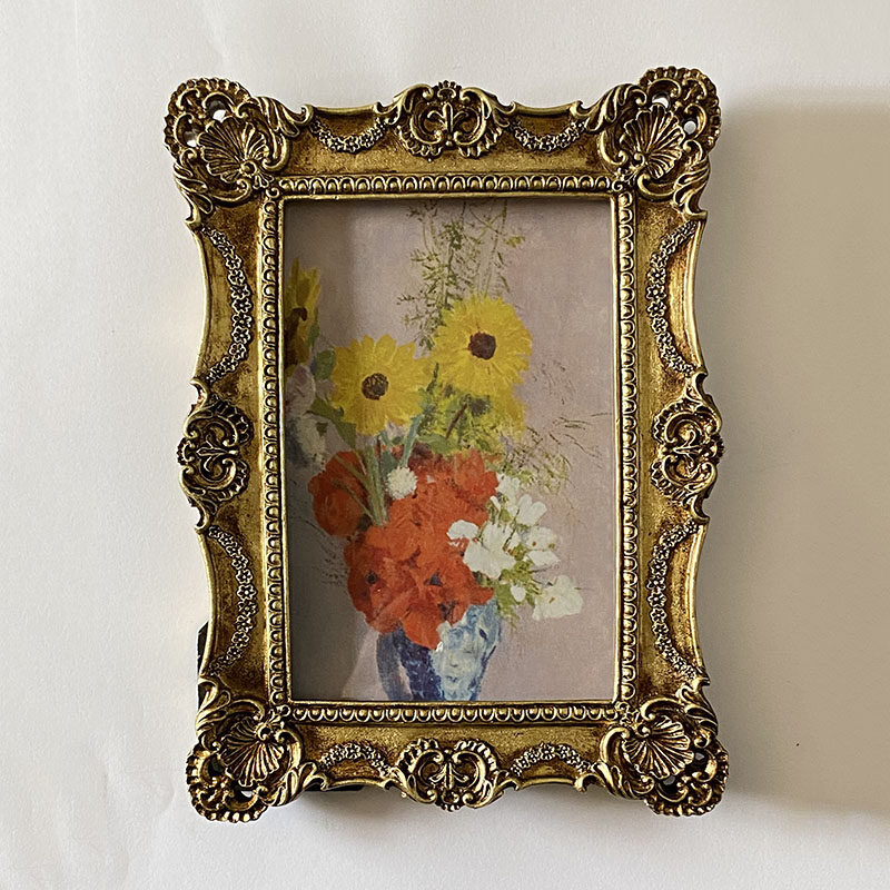 欧式树脂相框婚礼影楼框金色做旧树脂画框照片墙墙面装饰框