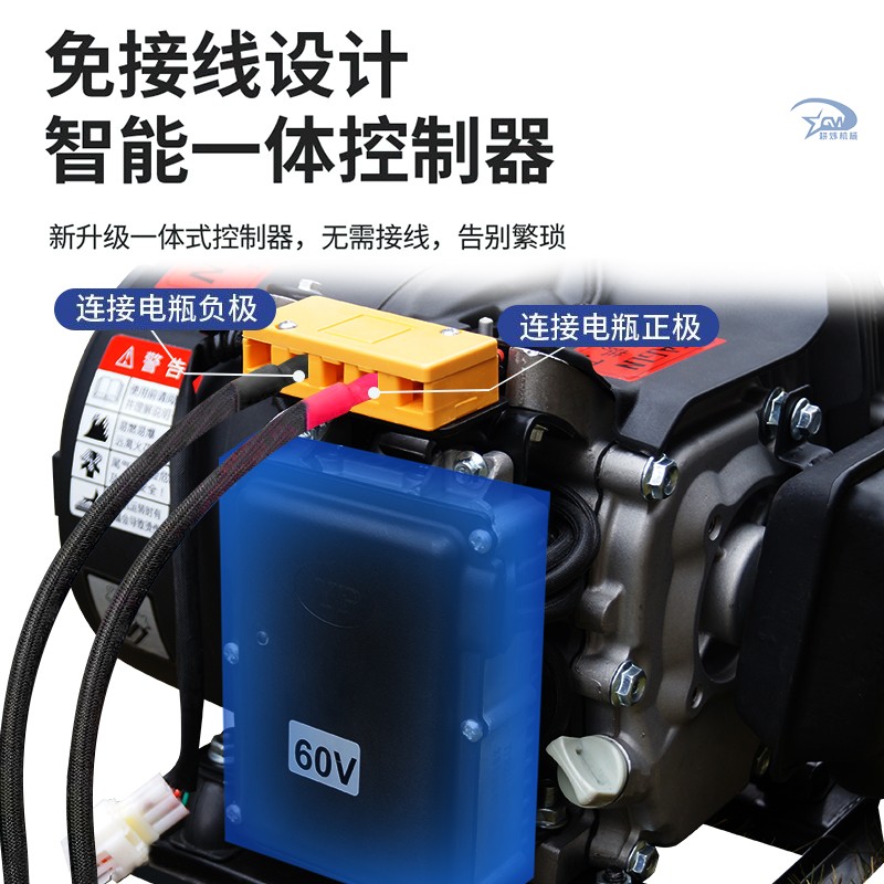 三轮车增城器汽油发电机