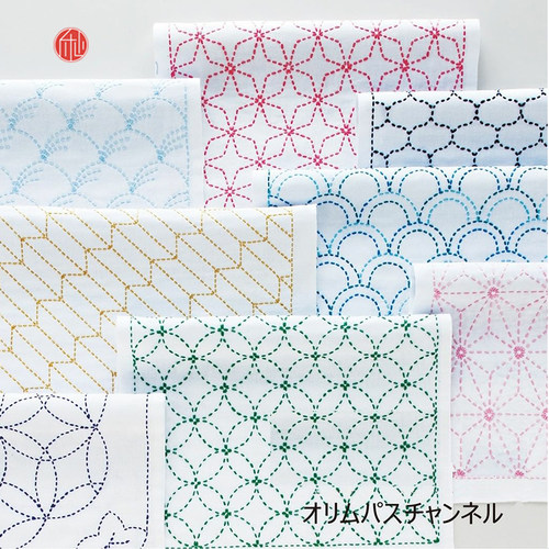 奥林巴斯进口印花手作diy刺绣布