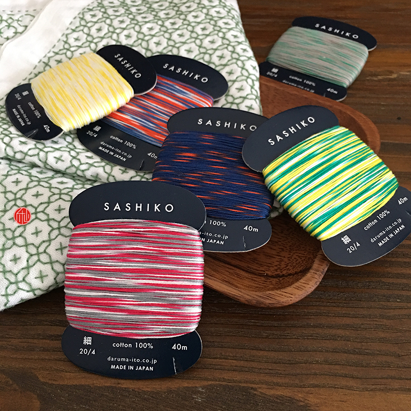 横田段染线40米sashiko刺子绣