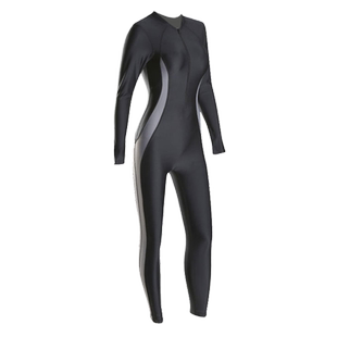 潜水服女2026年冬泳连体泳衣长袖长裤防晒保守显瘦游泳浮潜水母衣