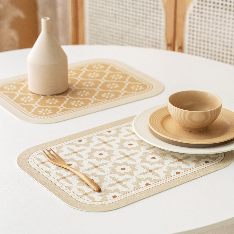 范店简约餐垫防水防油防烫隔热