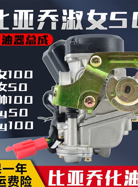 适用宗申比亚乔淑女100/50 银帅 Fly50cc100CC踏板摩托车化油器