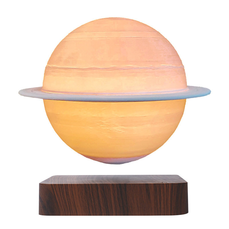 磁悬浮水晶球行星灯科幻礼物