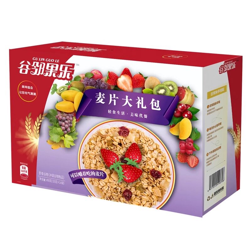谷邻果乐2000g酸奶果粒燕麦片