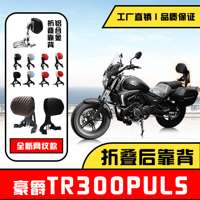 豪爵TR300PULS后靠背折叠靠背
