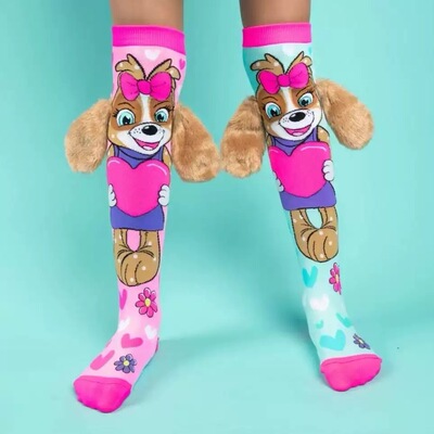 跨境200N高货儿童卡通小腿袜Free size 3D Cartoon socks kids