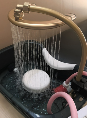家用水循坏头疗仪自动加热恒温定时瀑布出水雨淋式出水做上门服务