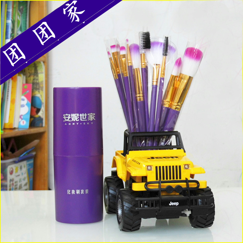 包邮 欧珀莱欧泊莱专柜赠品安妮世家化妆刷初学者工具全套12支桶