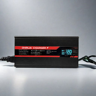 定制12V-72V/10A-35A高端铝壳电池充电器适用锂电池铅酸磷不可调