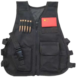 儿童玩具枪套装战术马甲小特警真人对战装备cs吃鸡三级甲防弹背心