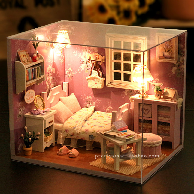 diy小屋闺蜜房间手工拼装模型智趣屋情侣女生浪漫创意生日礼物