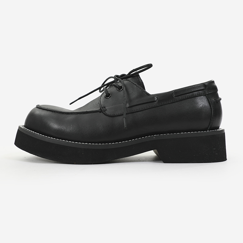 小众设计款百搭厚底乐福鞋