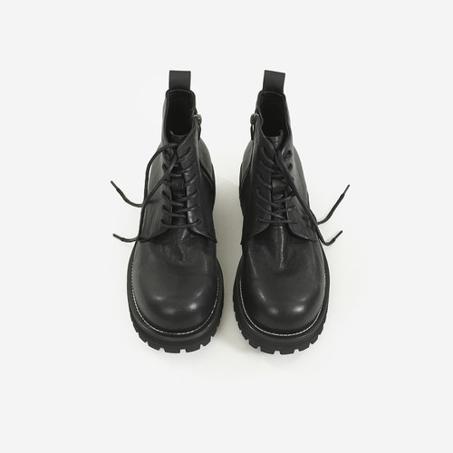 美式复古植鞣牛皮马丁靴男款