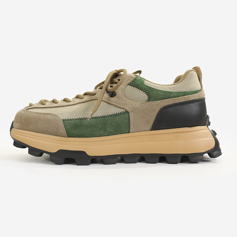 撞色系户外男鞋跑步鞋街拍设计款运动休闲鞋透气舒适复古阿甘鞋,流行男鞋,时尚休闲鞋,淘宝优惠券,粉丝福利购,淘宝优惠卷