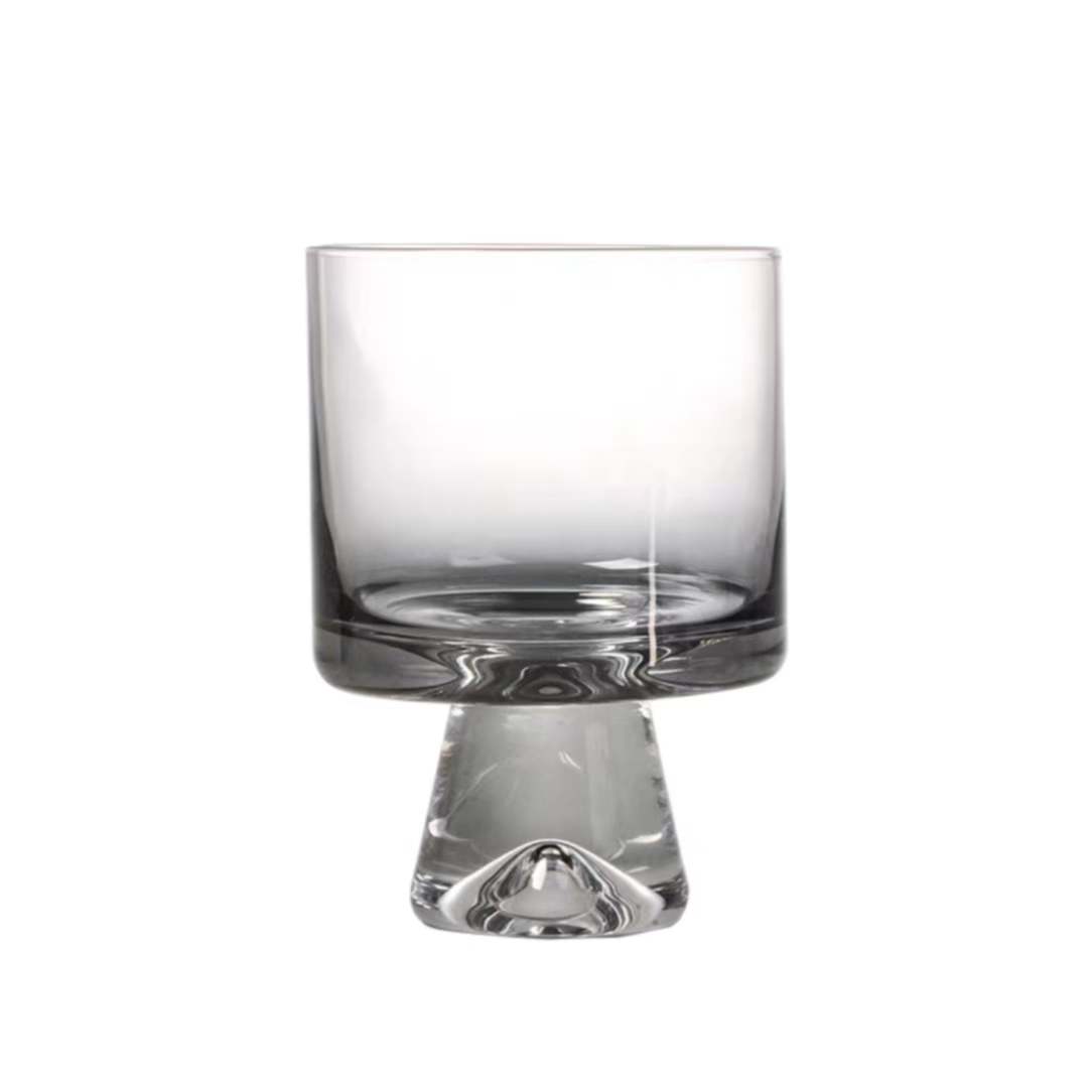 现代水晶玻璃冷水壶水杯烟灰色水瓶扎壶红酒醒酒器轻奢酒具酒杯子