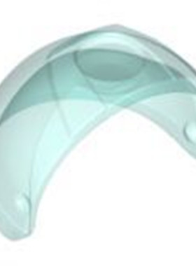 乐高LEGO 太空服 头盔 面罩 面具 49480/6263345 A87 金色 透明蓝