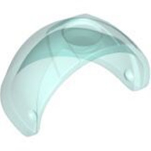 乐高LEGO 太空服 头盔 面罩 面具 49480/6263345 A87 金色 透明蓝